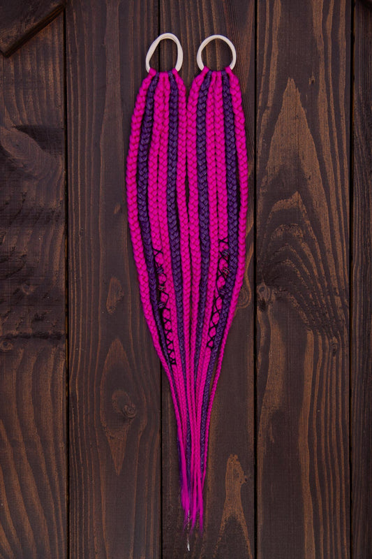 Pár na gumičke Amethyst Rose