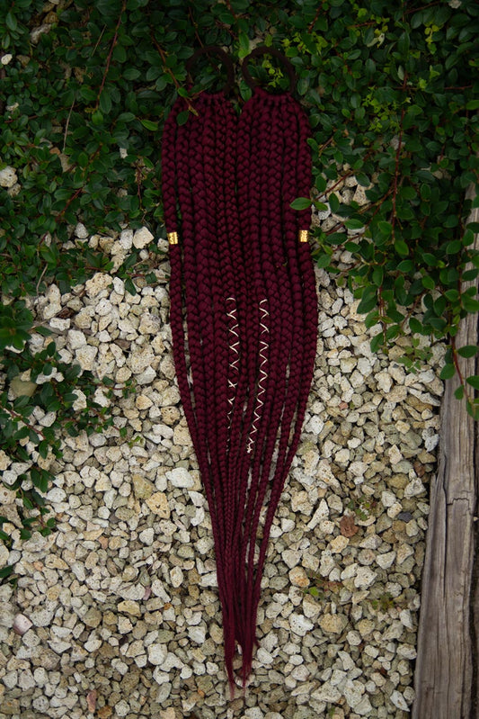 Pár na gumičke Burgundy