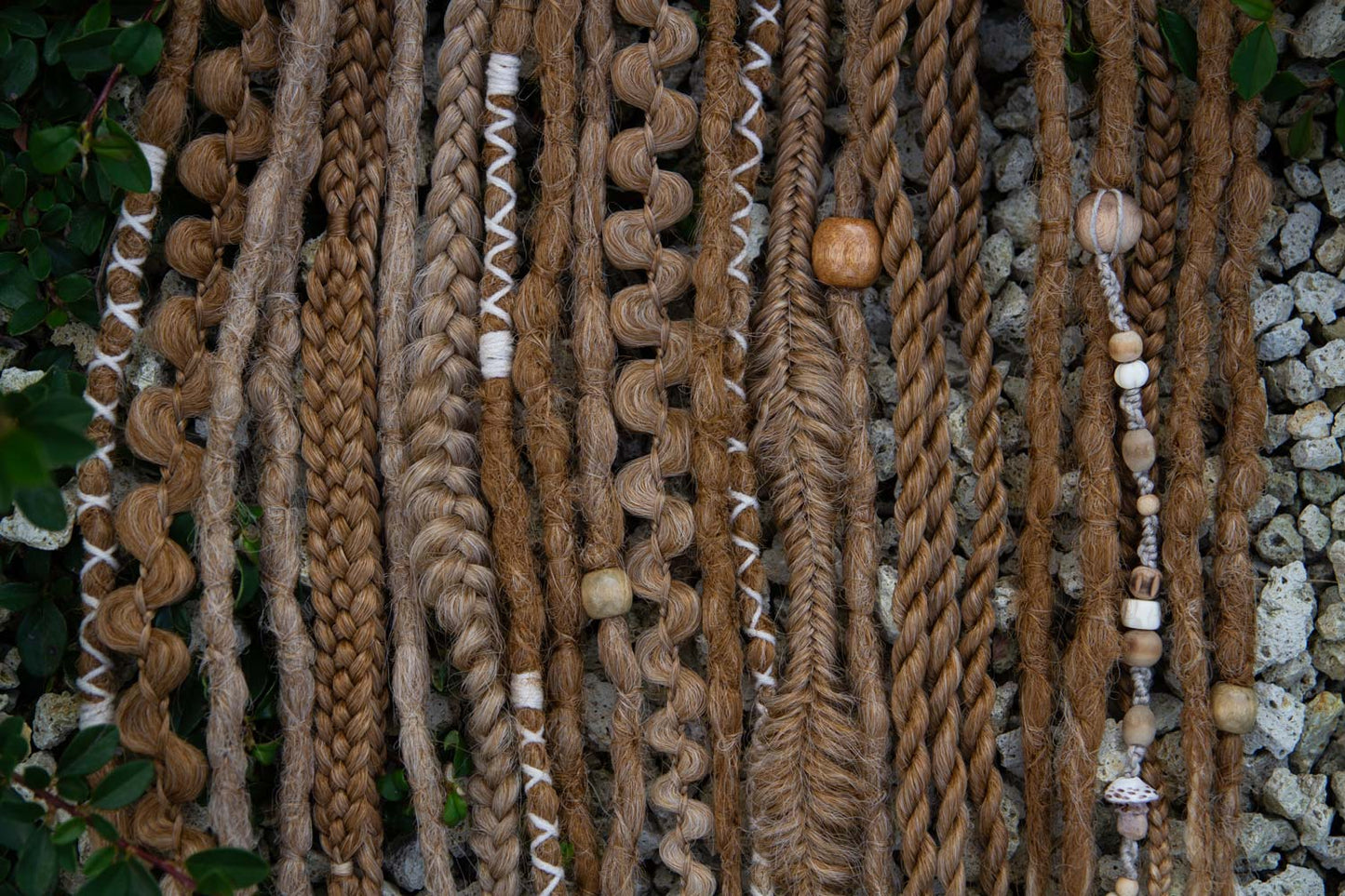 Clip-in set Cream Silk