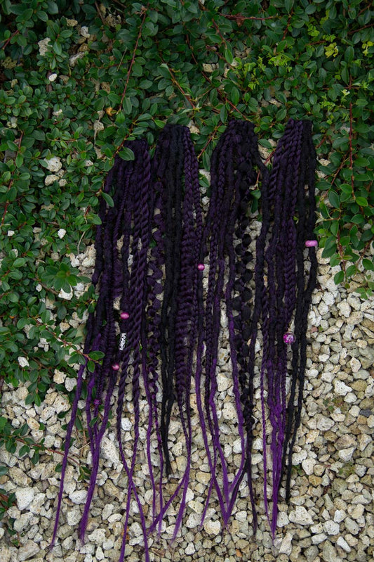 Clip-in set Obsidian