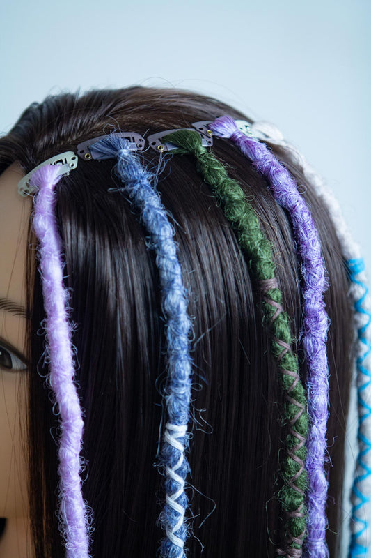 Single Clip dread zdobený