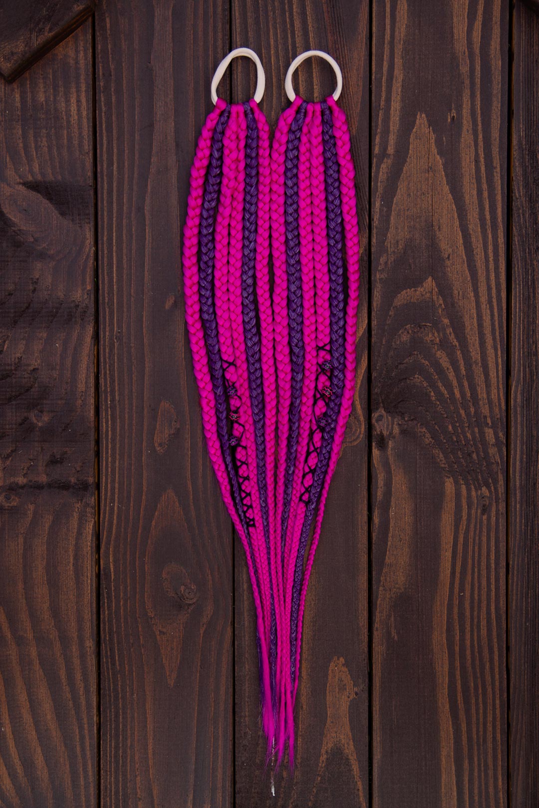 Pár na gumičke Amethyst Rose