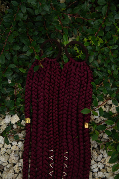 Pár na gumičke Burgundy