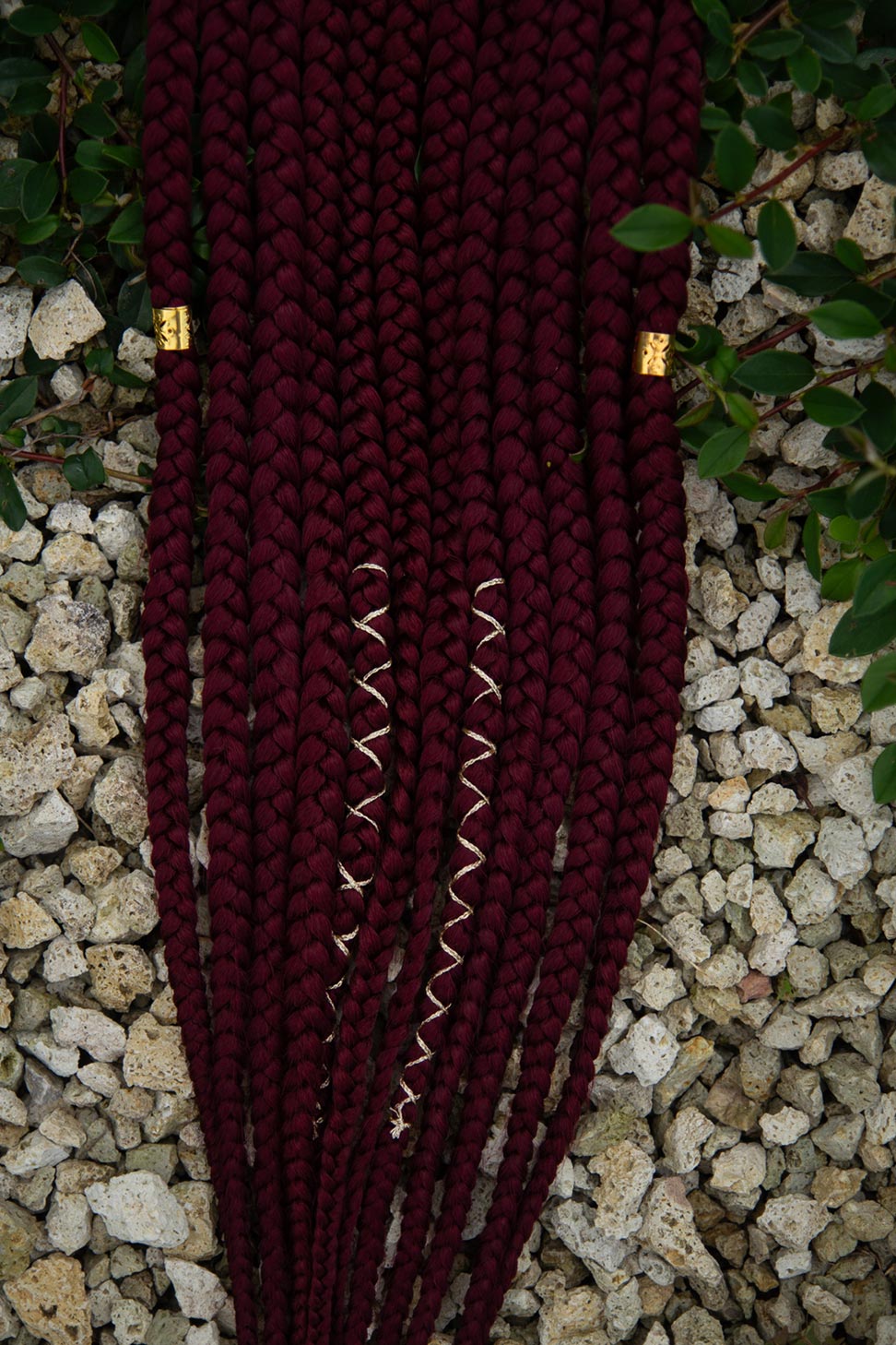 Pár na gumičke Burgundy