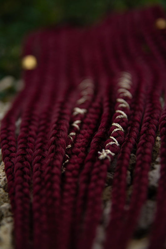 Pár na gumičke Burgundy