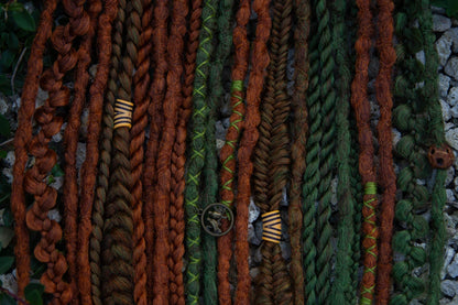 Clip-in set Clay Moss