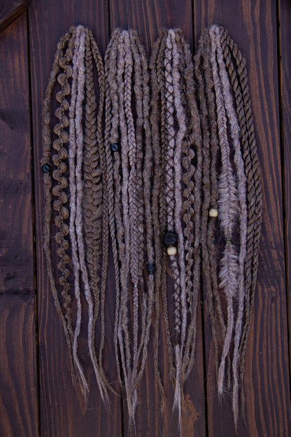 Clip-in set Almond