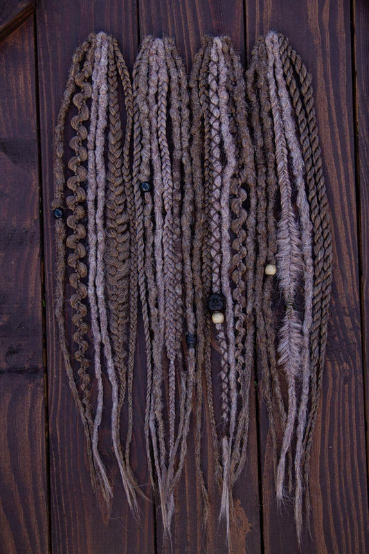 Clip-in set Almond