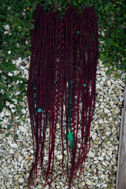 Clip-in set Garnet