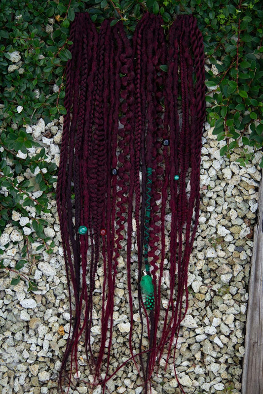 Clip-in set Garnet