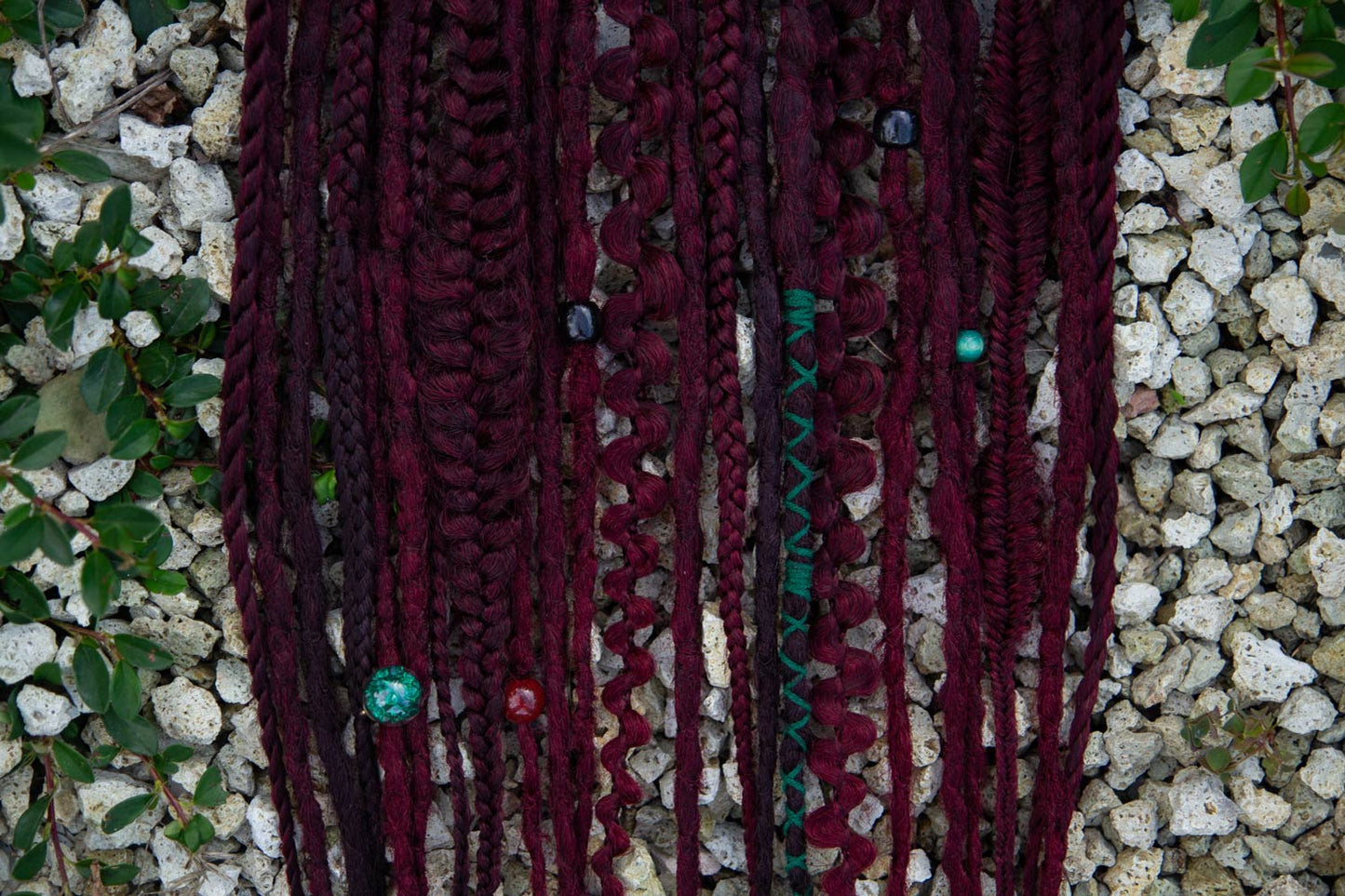 Clip-in set Garnet