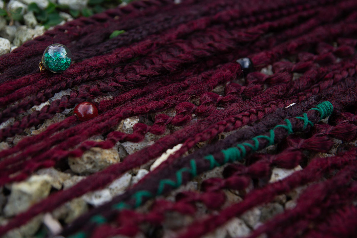 Clip-in set Garnet