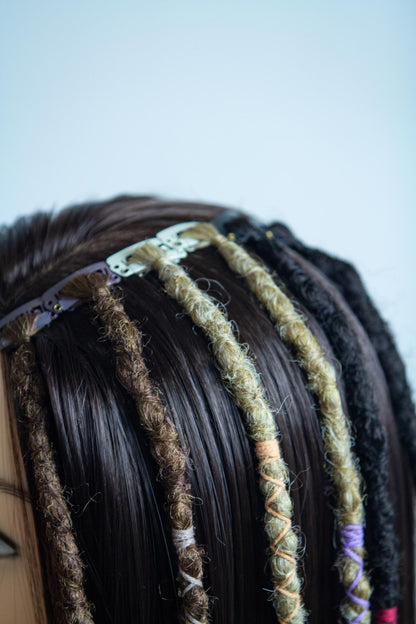 Single Clip dread zdobený