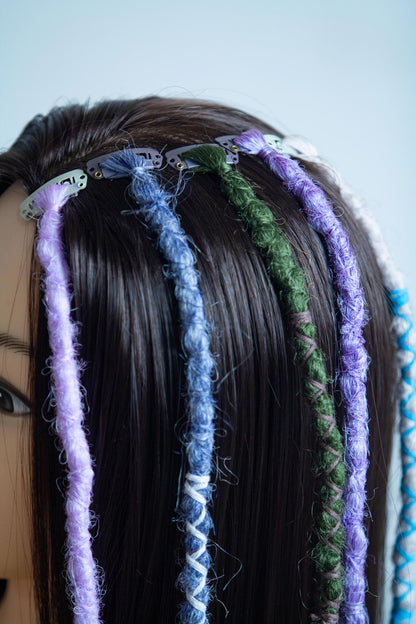 Single Clip dread zdobený