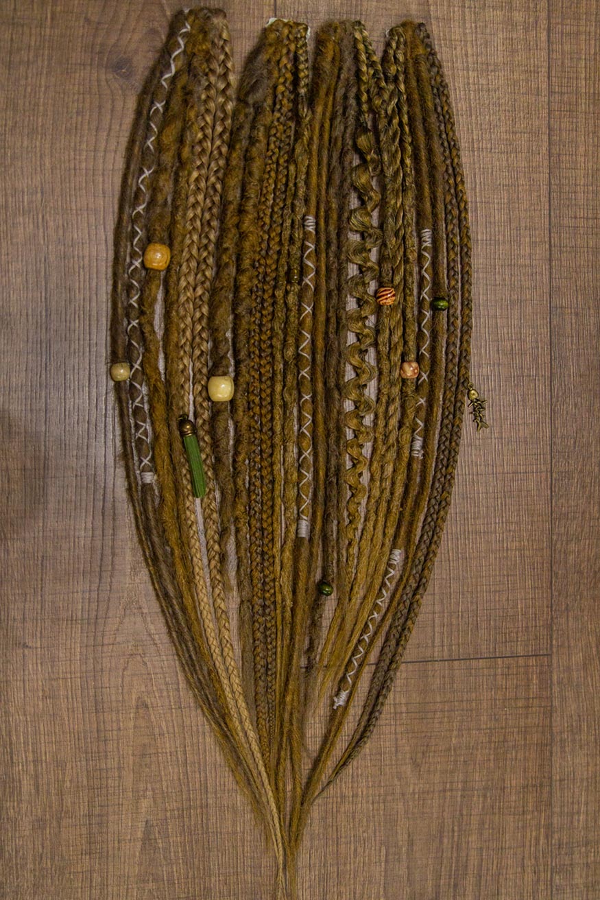Clip-in set Chestnut